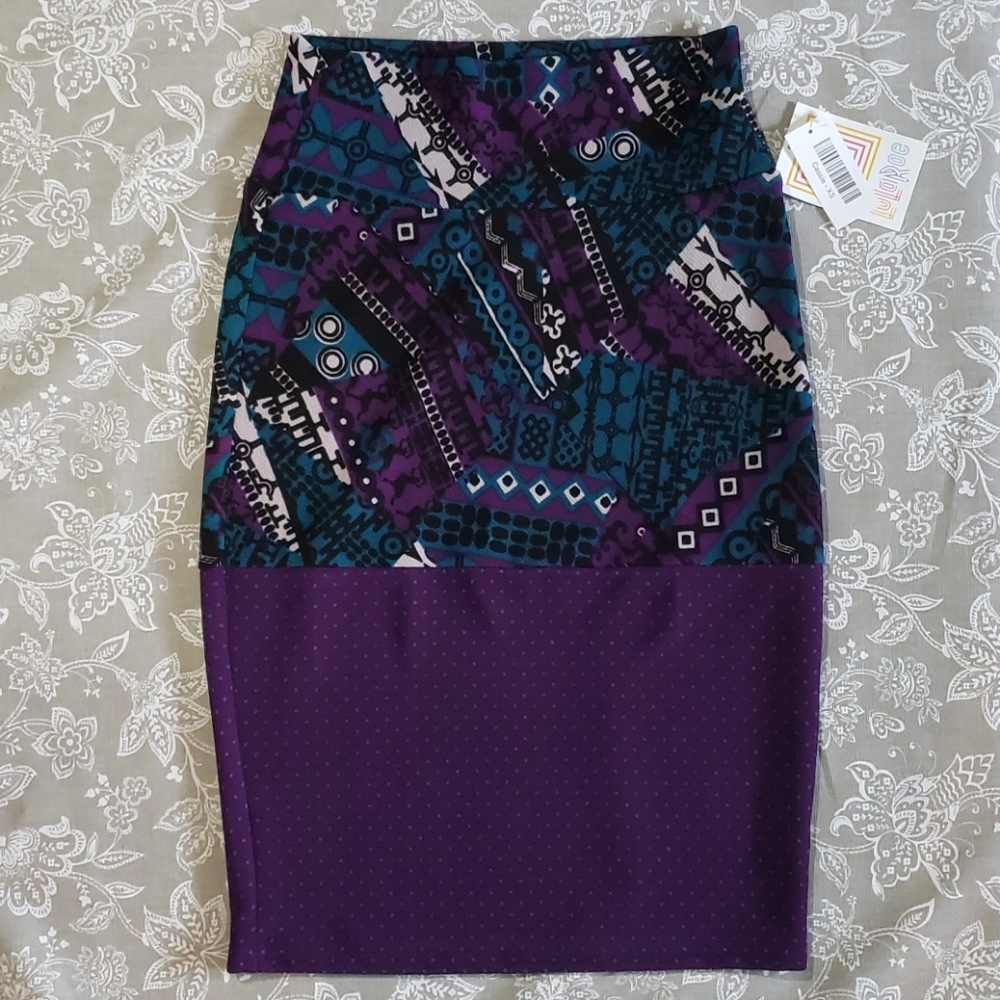 NWT LuLaRoe Cassie Pencil Skirt XS